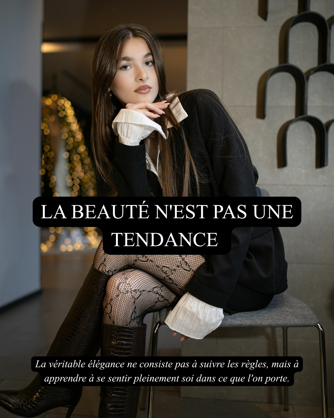 La beauté c'est pas une tendance, mais apprendre à reconnaitre ce qui nous ressemble